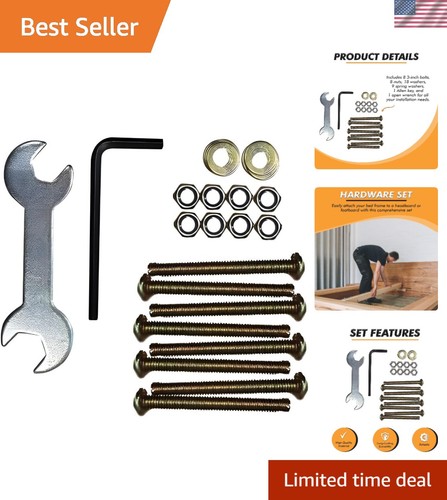 Bed frame hardware set - bed, heavy