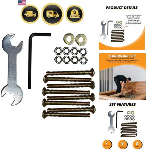 Bed frame hardware set heavy - frame,