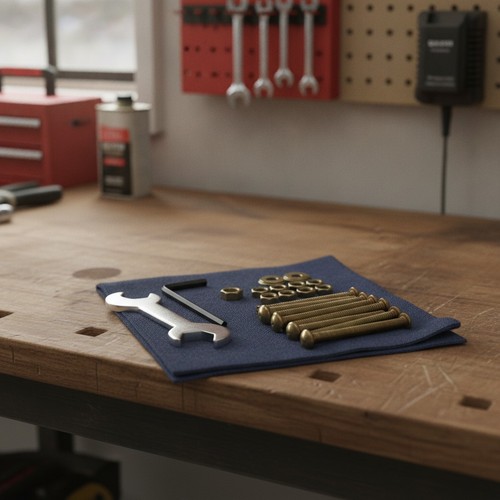 Bed frame hardware set - hardware, heavy